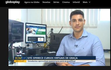 Seção de cursos abertos da UVPR é destaque em reportagem televisiva