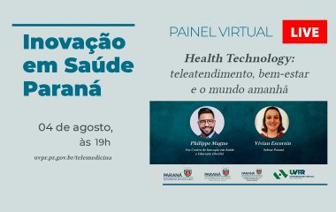 Health Technology é assunto de painel virtual