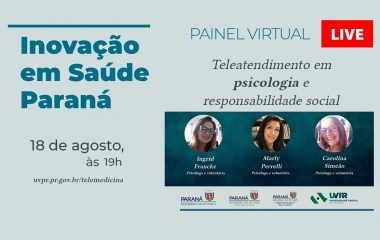 Painel discute voluntariado na pandemia por meio do exemplo do teleatendimento em psicologia