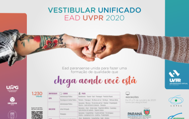 UVPR promove Vestibular Unificado EaD com 1.230 vagas em três universidades estaduais