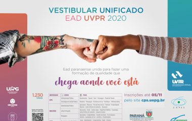 Vestibular Unificado EaD UVPR tem inscrições prorrogadas até 5 de novembro