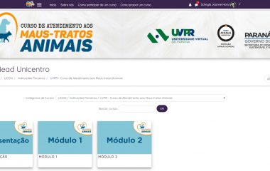 Com parceria da UVPR, curso forma pessoas de todo o Paraná para atendimento a maus-tratos animais