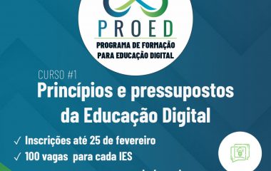 Programa propõe discussões sobre educação digital para docentes das universidades estaduais