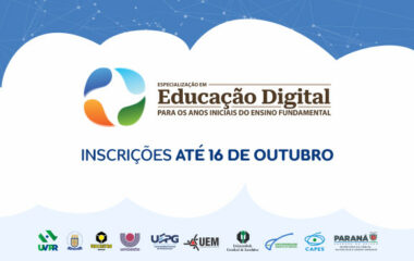 Inscrições para Especialização em Educação Digital  ofertada em rede estão abertas