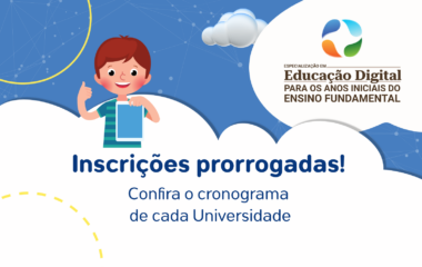 Prorrogadas as inscrições para especialização em Educação Digital