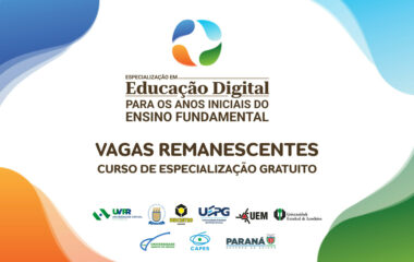 Especialização em Educação Digital tem vagas remanescentes em universidades estaduais