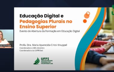 UVPR apoia GT que elabora Política Institucional de Educação a Distância para a UFFS